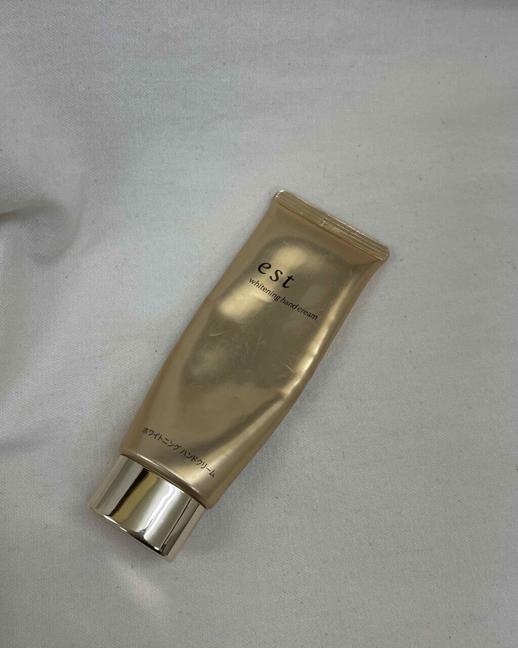ホワイトニング ハンドクリーム/est/ハンドクリームを使ったクチコミ（1枚目）