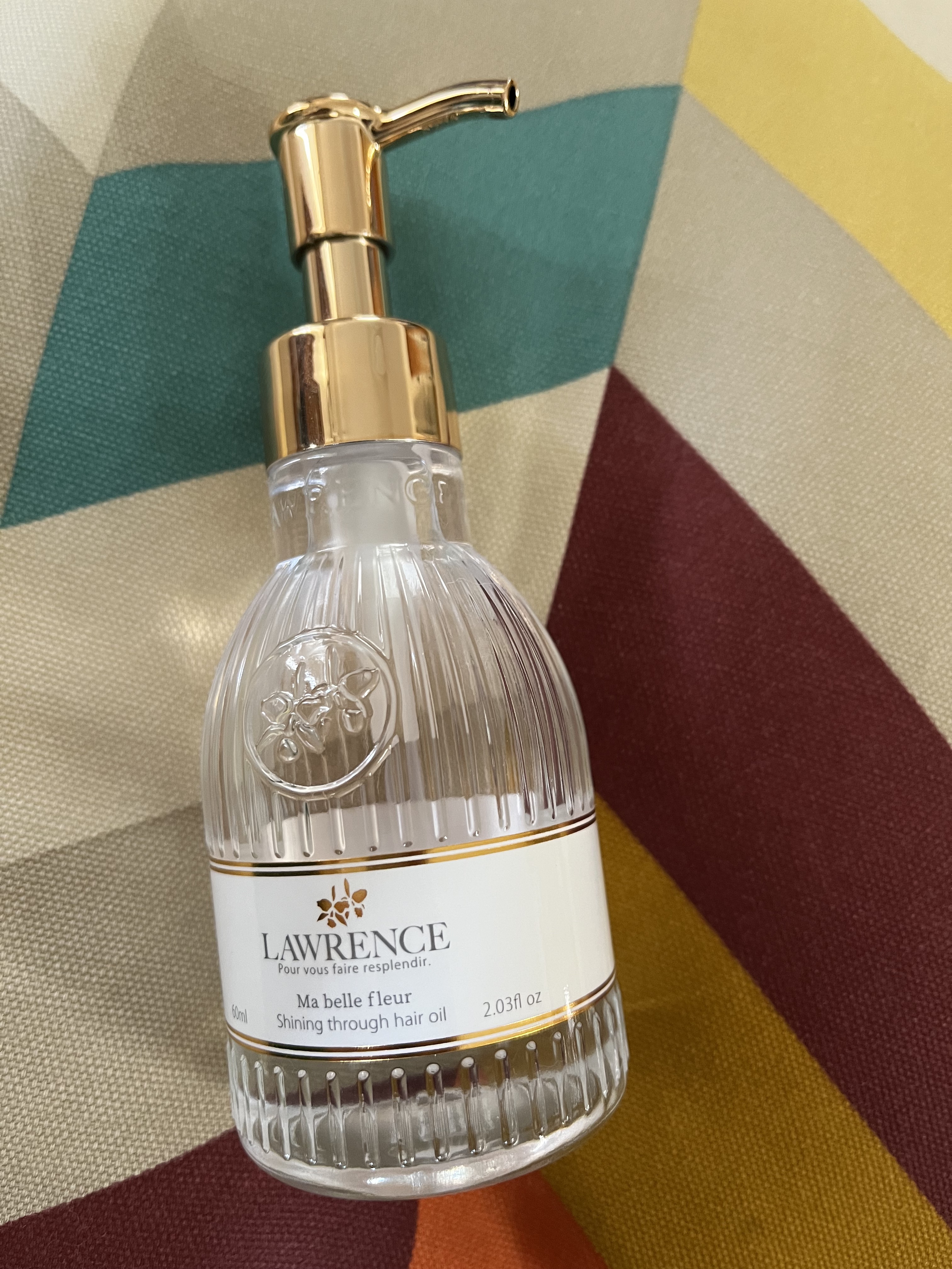 シャイニングスルーヘアオイル マベルフルール/ロウレンス /ヘアオイルを使ったクチコミ（1枚目）