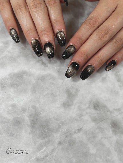 #ジェルネイル,#マグネットネイルのネイルデザイン