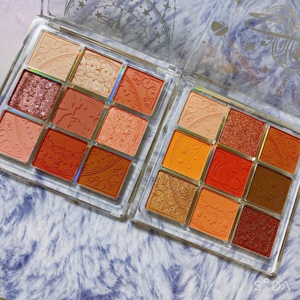 クォーツ 9色アイシャドウパレット(ドリームランドアイシャドウ)/ZEESEA/アイシャドウパレットを使ったクチコミ(4枚目)