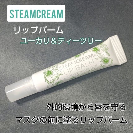 リップバームユーカリ&ティーツリー/STEAMCREAM/リップバームを使ったクチコミ(1枚目)