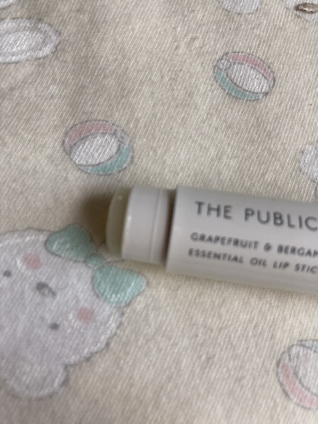 オーガニック認証 精油リップスティック スーパーポジティブ ライズ/THE PUBLIC ORGANIC/リップクリームを使ったクチコミ（2枚目）