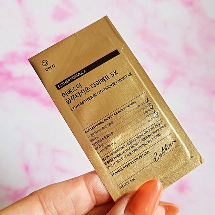 ヨエスターグルタチオンダイレクト5X/ESTHER FORMULA/美容サプリメントを使ったクチコミ(3枚目)