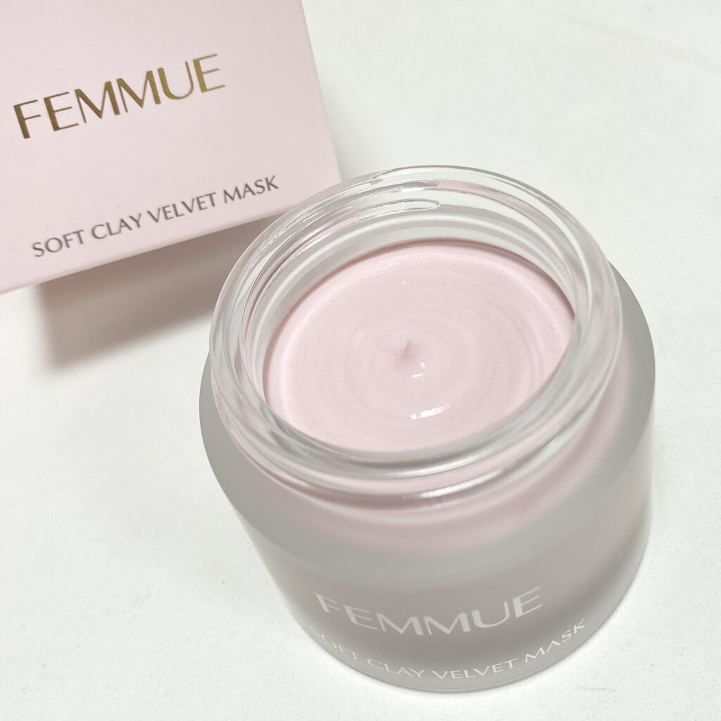 ソフトクレイ ベルベットマスク/FEMMUE/洗い流すパック・マスクを使ったクチコミ（2枚目）