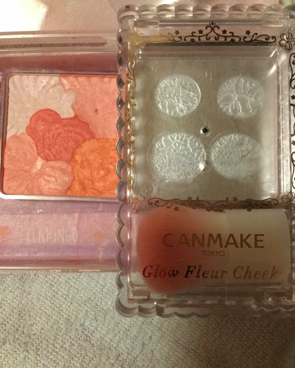グロウフルールチークス/キャンメイク/パウダーチークを使ったクチコミ(1枚目)