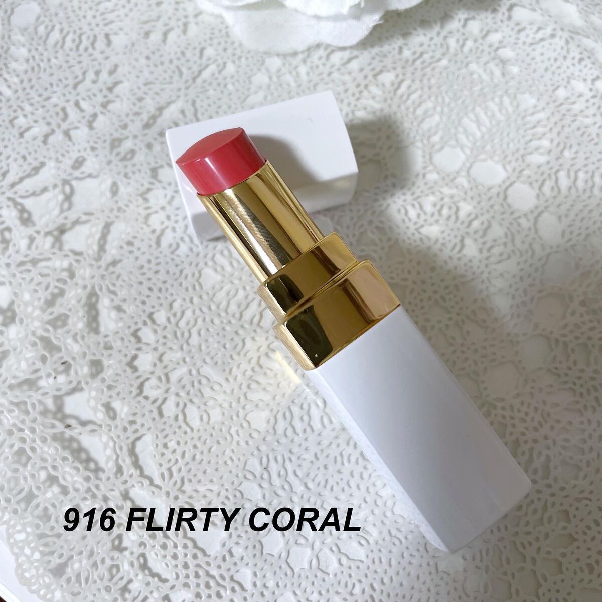 ゆき on LIPS 「可愛いココボームちゃん初購入😍サマーの私、916のコーラルに惹..」(2枚目)