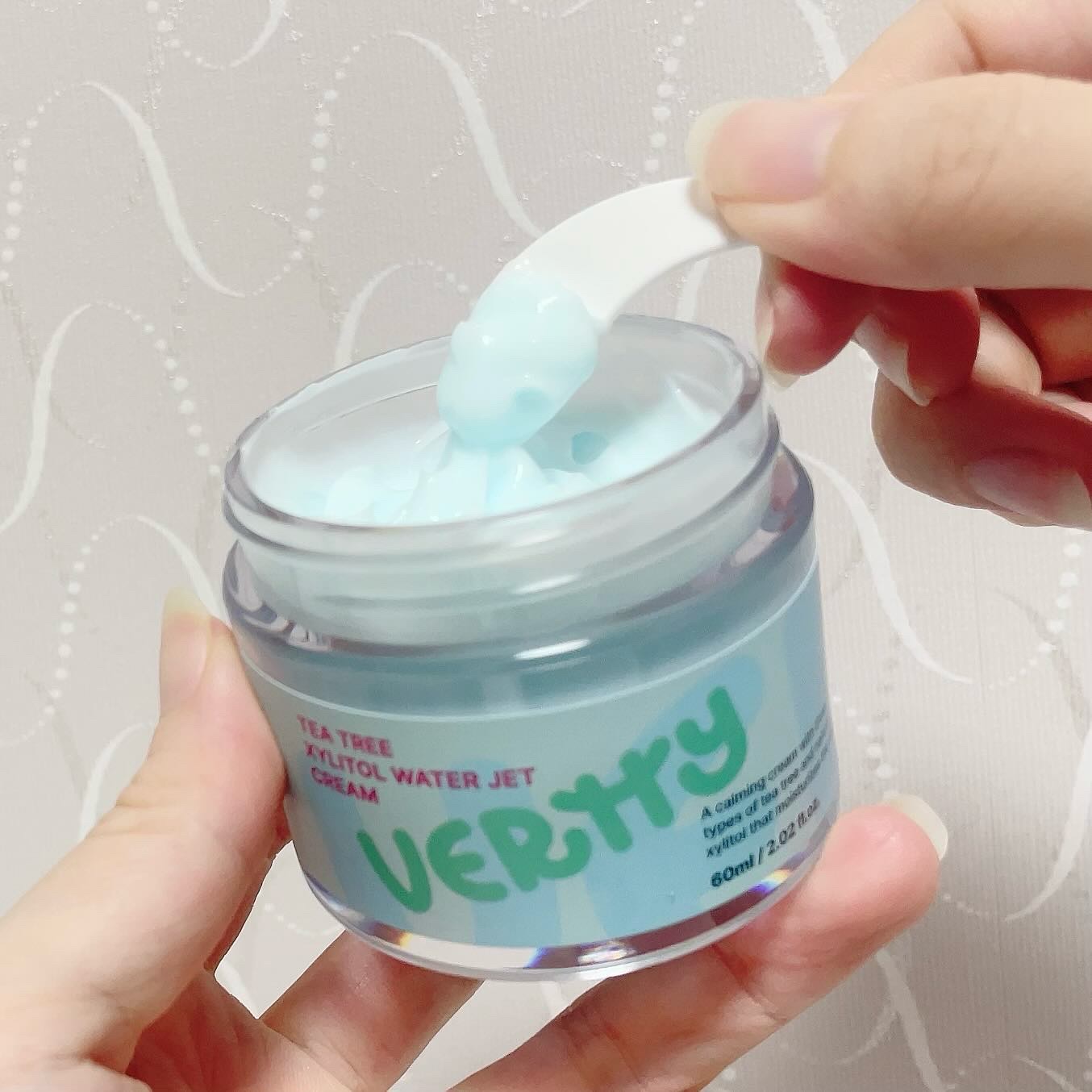 ティーツリーキシリトールウォータージェットクリーム/Vertty/フェイスクリームを使ったクチコミ（2枚目）