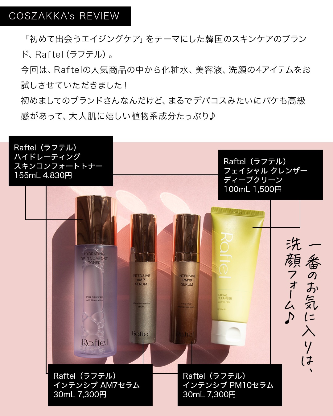 ハイドレーティングスキンコンフォートトナー /Raftel/ミスト状化粧水を使ったクチコミ（2枚目）