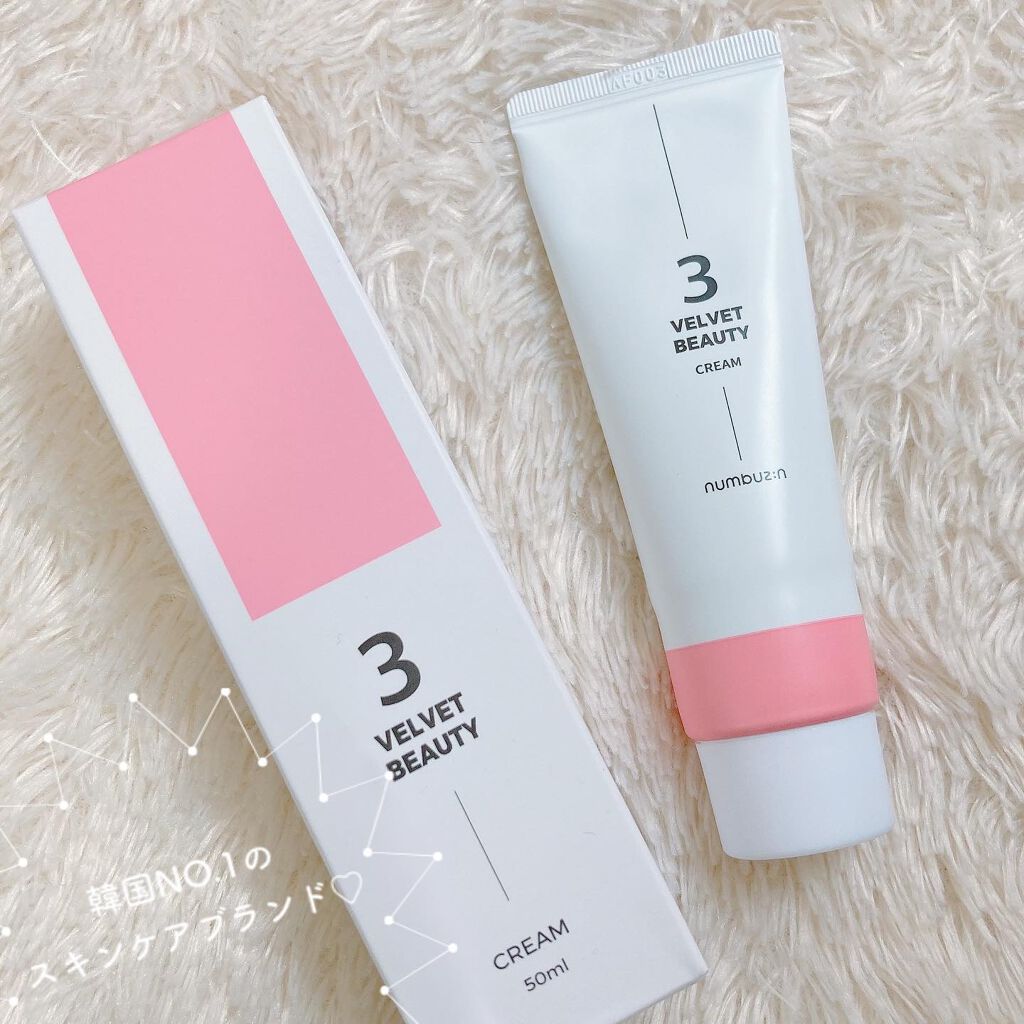 3番 シルクビューティークリーム/numbuzin/フェイスクリームを使ったクチコミ（1枚目）