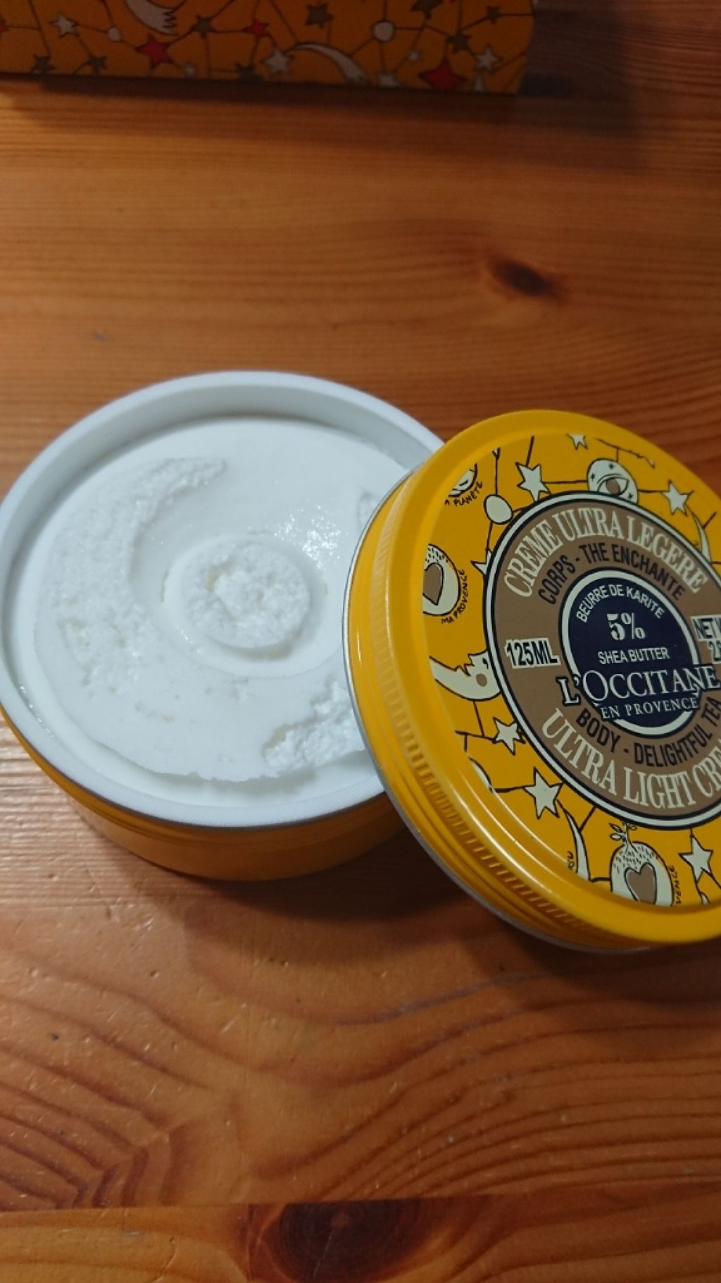 ジョイフルスター スノーシア ボディクリーム(ディライトフルティー)/L'OCCITANE/ボディクリームを使ったクチコミ(1枚目)