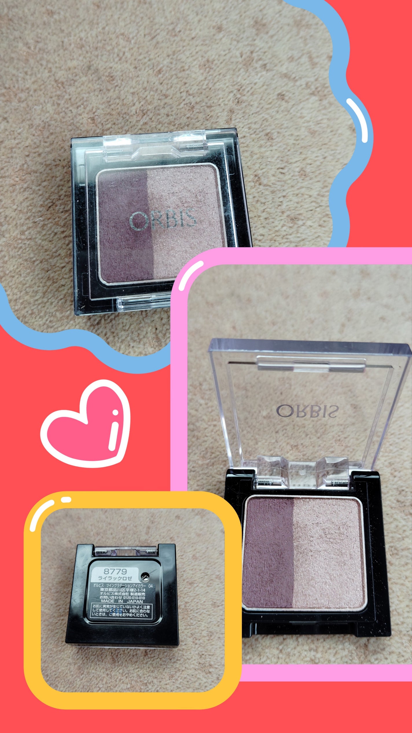 miyapon on LIPS 「(*´꒳`*)今日のいい感じアイシャドウはオルビスのライラック..」(2枚目)