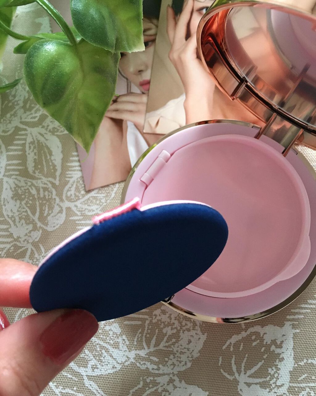 ピンクティーツリーカバークッション/APLIN/クッションファンデーションを使ったクチコミ(3枚目)