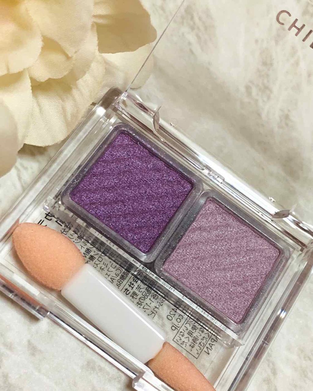 アイ カラー(チップ付) 31 パープル系/ちふれ/アイシャドウパレットを使ったクチコミ（2枚目）