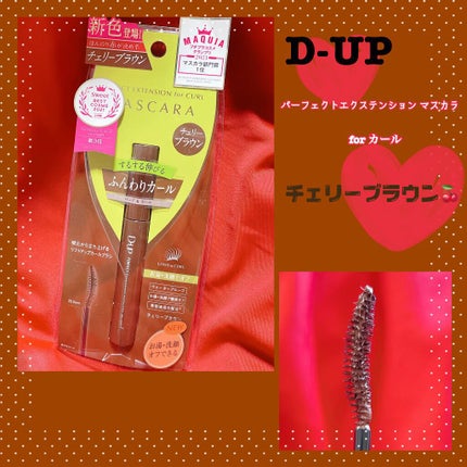 パーフェクトエクステンション マスカラ for カール/D-UP/マスカラを使ったクチコミ(1枚目)