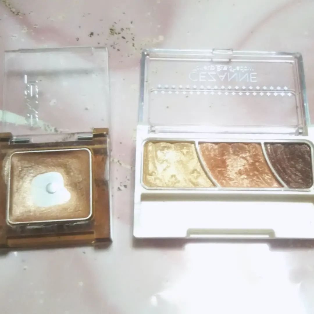 トーンアップアイシャドウ/CEZANNE/アイシャドウパレットを使ったクチコミ（2枚目）