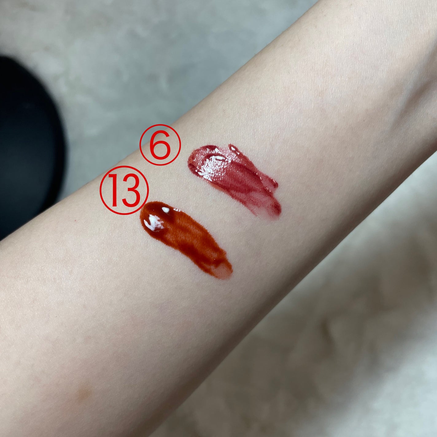 ジューシーラスティングティント/rom&nd/リップティントを使ったクチコミ(2枚目)