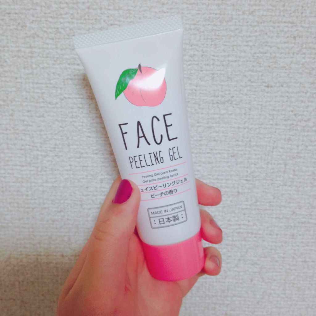 フェイスピーリングジェル ピーチの香り/DAISO/ピーリングを使ったクチコミ(1枚目)