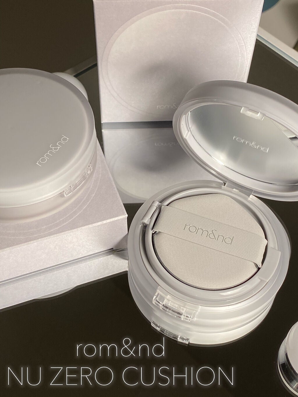 ヌーゼロクッション/rom&nd/クッションファンデーションを使ったクチコミ(2枚目)