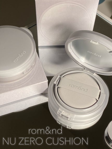 ヌーゼロクッション/rom&nd/クッションファンデーションを使ったクチコミ(2枚目)