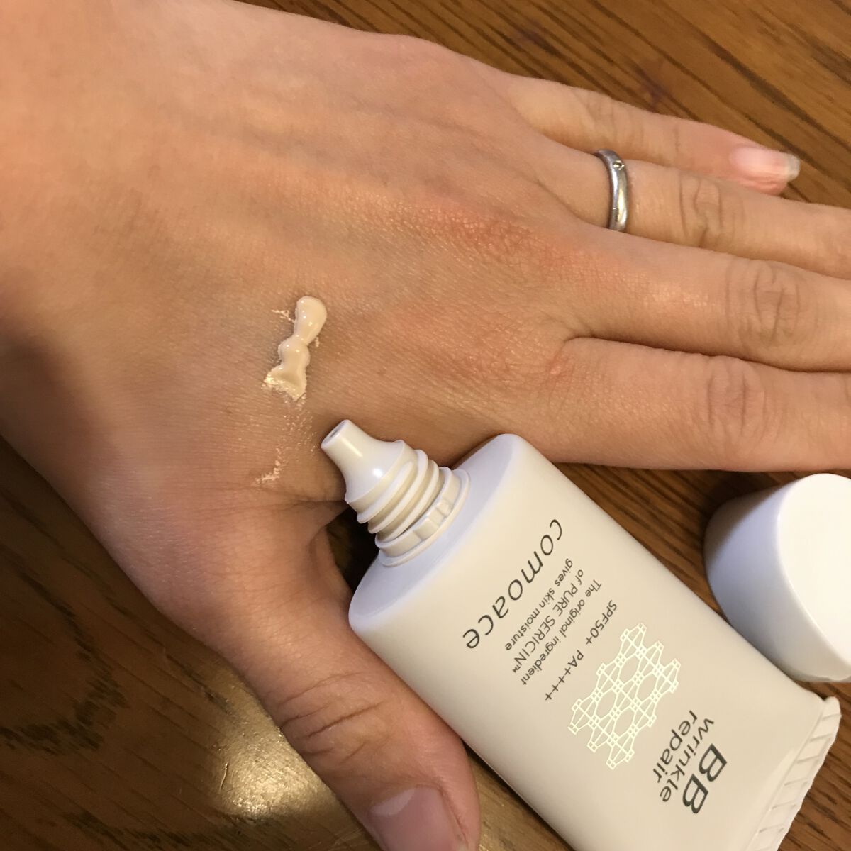 リンクルリペアBB/コモエース/BBクリームを使ったクチコミ（1枚目）