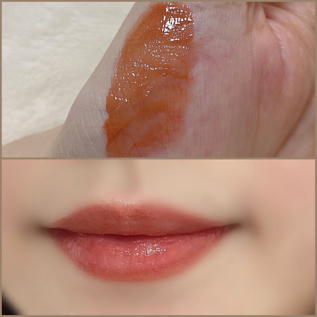 ウォーターリフレクティングリップティント/INTO U/リップティントを使ったクチコミ（2枚目）