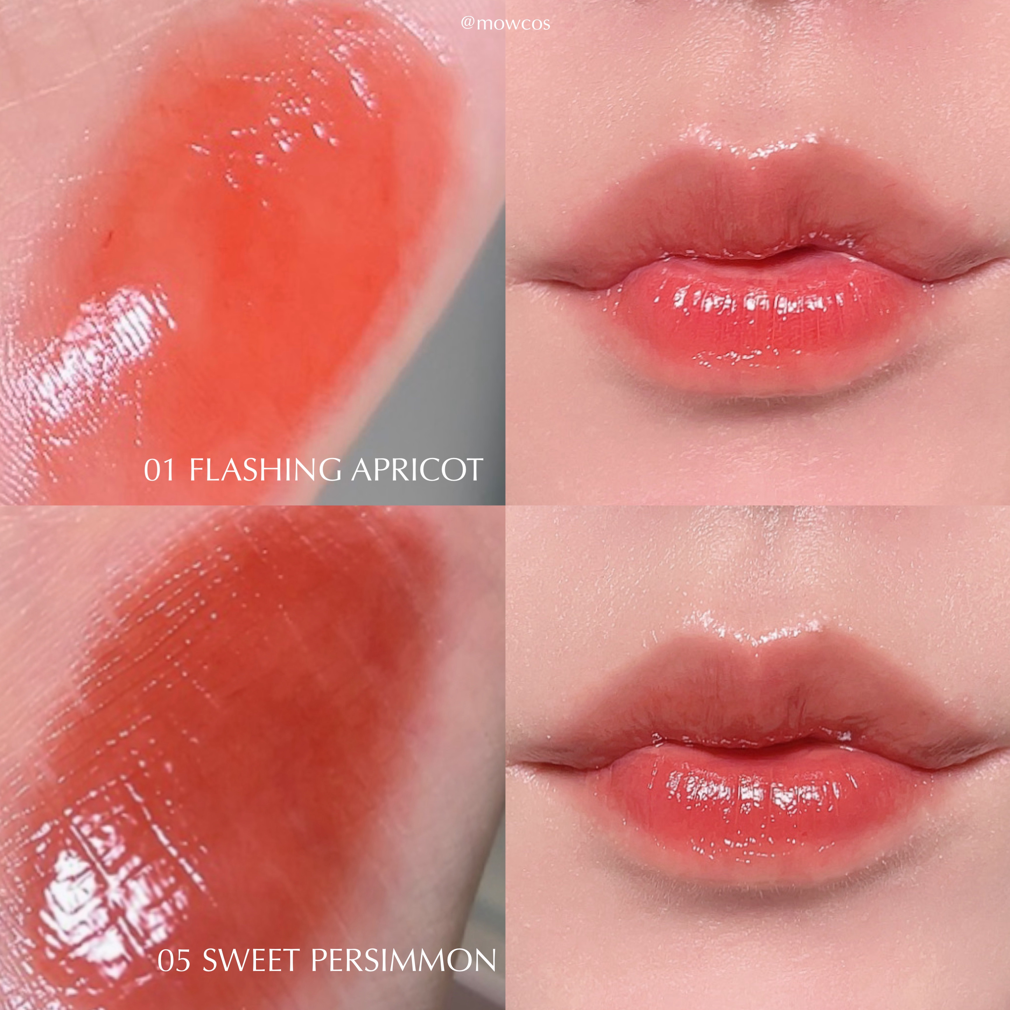 タンフルグラスティント 01.FLASHING APRICOT/Colorgram/リップティントを使ったクチコミ（3枚目）