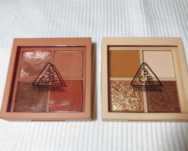 3CE MINI MULTI EYE COLOR PALETTE #ALMOND FUDGE/3CE/パウダーアイシャドウを使ったクチコミ（3枚目）