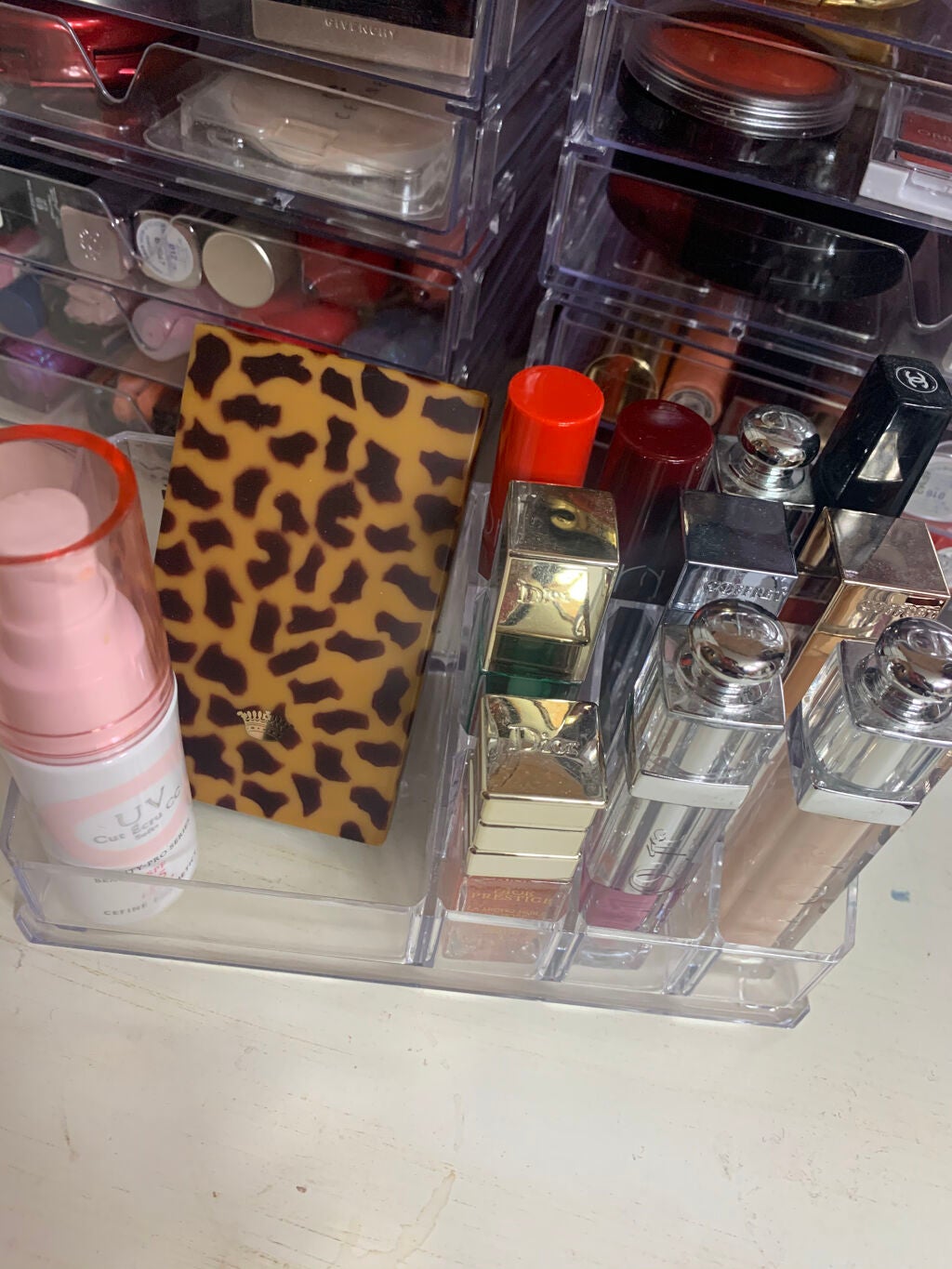3段式クリアーケース/DAISO/その他化粧小物を使ったクチコミ(2枚目)