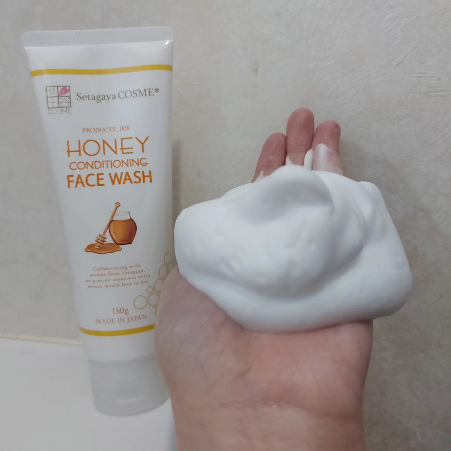 ハニーフェイスウォッシュ/世田谷コスメ/洗顔フォームを使ったクチコミ（3枚目）