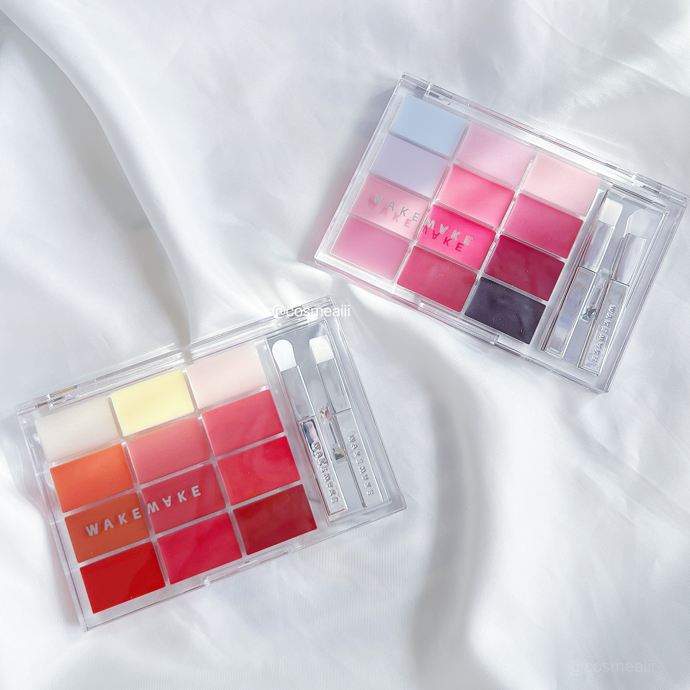 ソフトカラーリングリップパレット 02 PEAK PEACH GLOWING/wakemake/口紅を使ったクチコミ（2枚目）