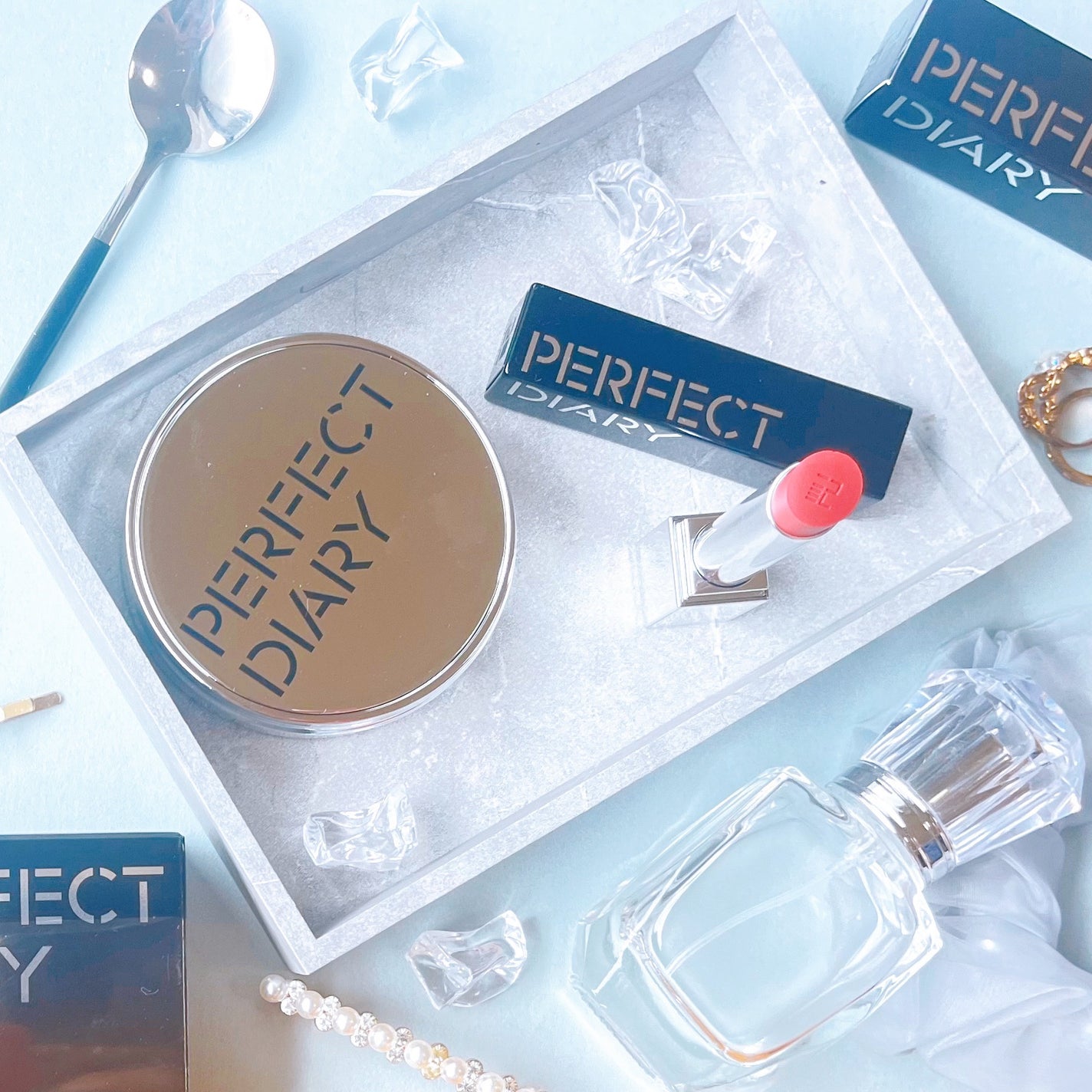 エッセンスコンシーリング UV クッションファンデーション/PERFECT DIARY/クッションファンデーションを使ったクチコミ(1枚目)