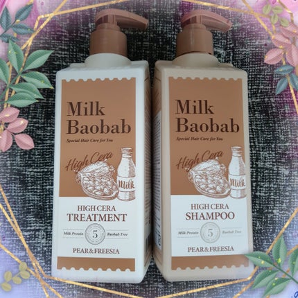 パフュームシャンプー/トリートメント (ホワイトムスク)/ミルクバオバブ/市販シャンプーを使ったクチコミ(1枚目)