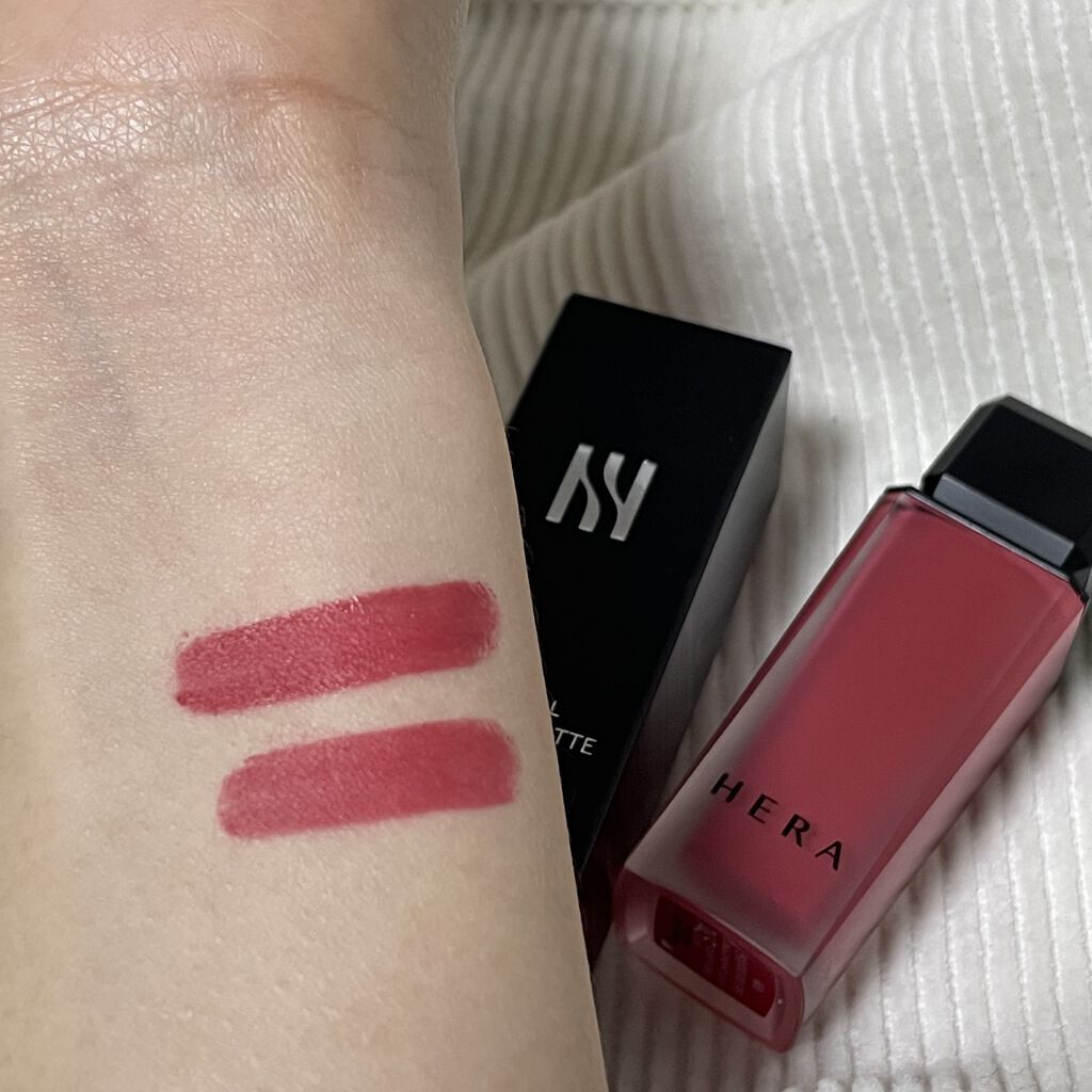 センシュアルパウダーマットリキッド 145 FOEVER YOUNG/HERA/口紅を使ったクチコミ（3枚目）