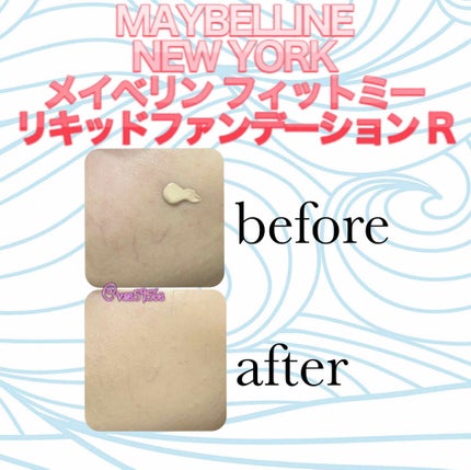 フィットミー リキッドファンデーション R/MAYBELLINE NEW YORK/リキッドファンデーションを使ったクチコミ(2枚目)