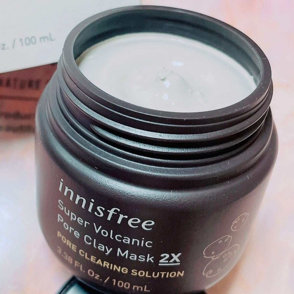 スーパーヴォルカニック ポア クレイマスク/innisfree/洗い流すパック・マスクを使ったクチコミ(2枚目)