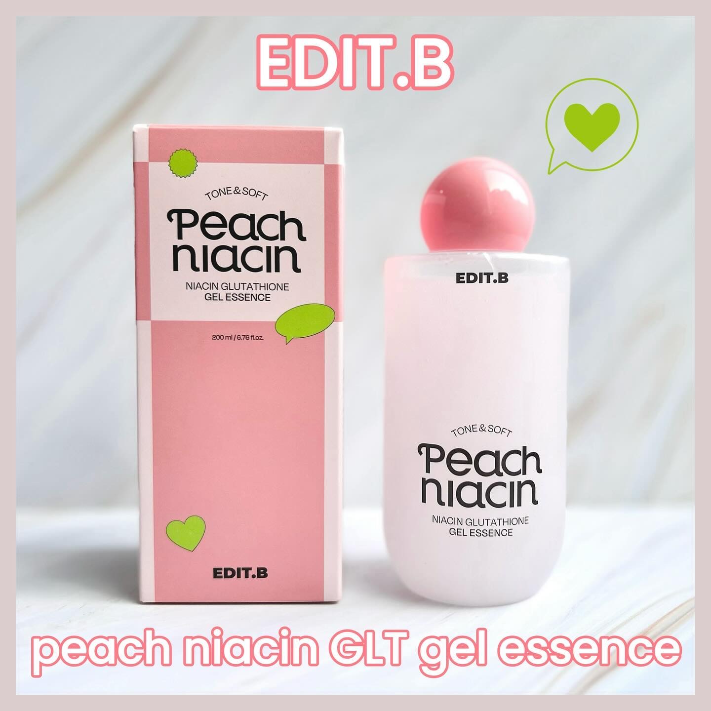ピーチ ナイアシンアミド GLT ジェルエッセンス/EDIT.B/美容液を使ったクチコミ（1枚目）