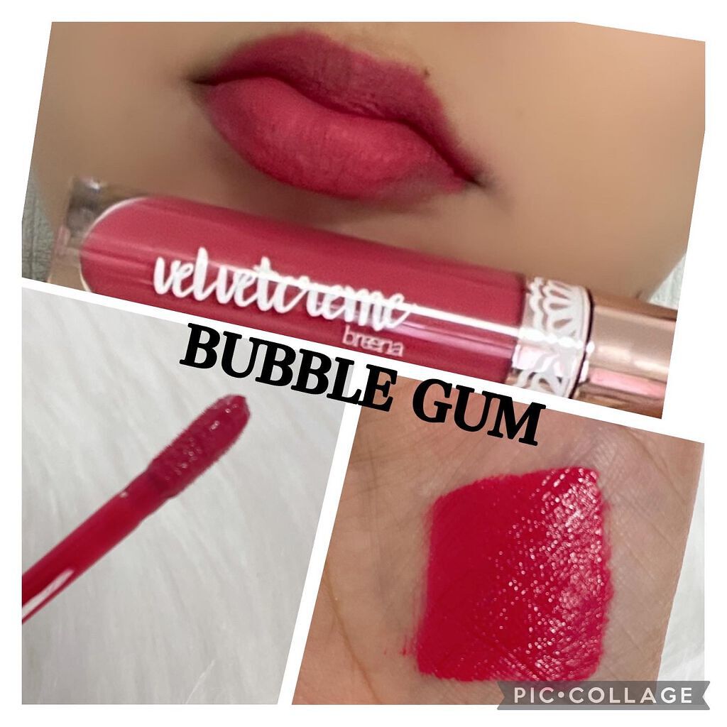 ベルベットクレームマッドリキッドリップスティック/Breena Beauty/リップグロスを使ったクチコミ（3枚目）