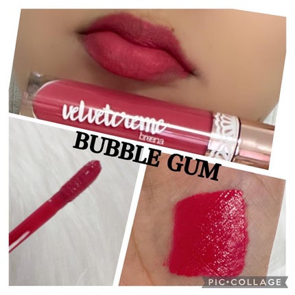 ベルベットクレームマッドリキッドリップスティック/Breena Beauty/リップグロスを使ったクチコミ(3枚目)