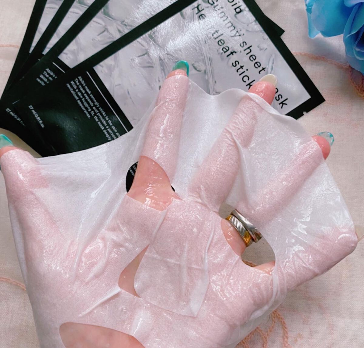 ガムシートマスクドクダミステッカー/Abib /シートマスク・パックを使ったクチコミ(4枚目)