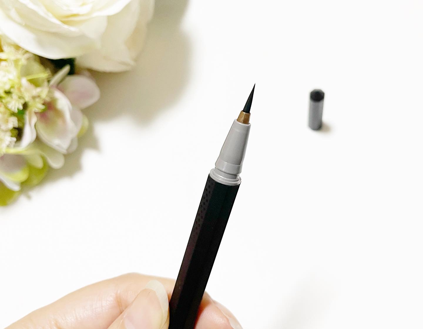 リキッドアイライナー  ブラック(Black)/3650/リキッドアイライナーを使ったクチコミ（3枚目）