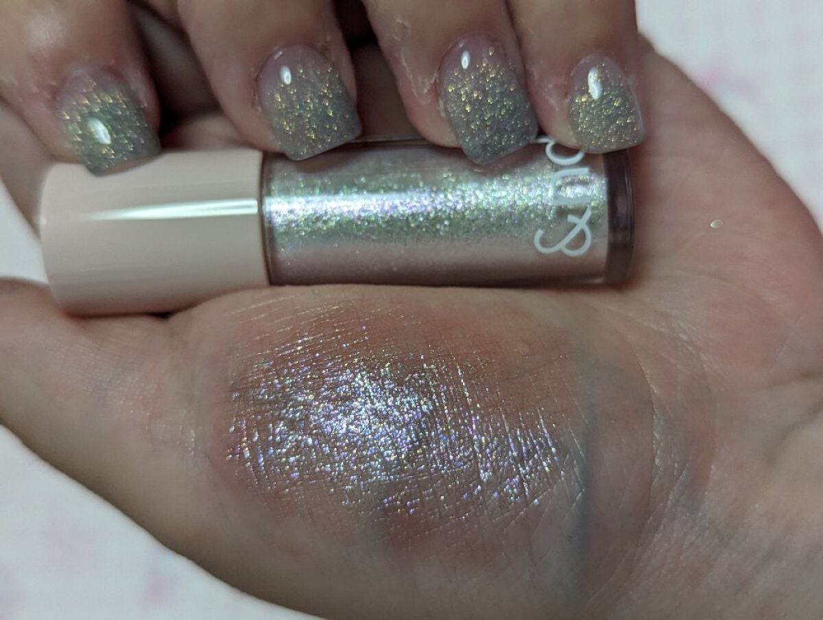 アンドバイロムアンド グラッシーアイグリッター/&nd by rom&nd/グリッターを使ったクチコミ(2枚目)