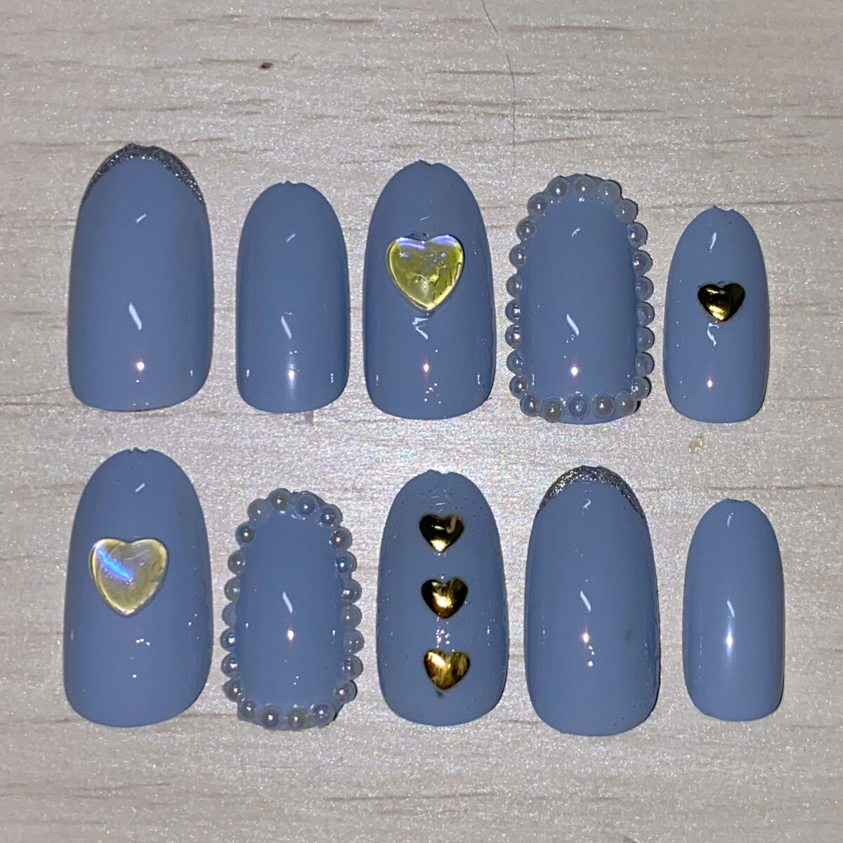 ネイルパーツ/セリア/ネイルチップ・パーツを使ったクチコミ（3枚目）