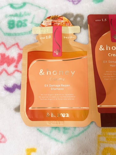 Creamy EXダメージリペアシャンプー1.0/ヘアトリートメント2.0/&honey/シャンプー・コンディショナーを使ったクチコミ（1枚目）