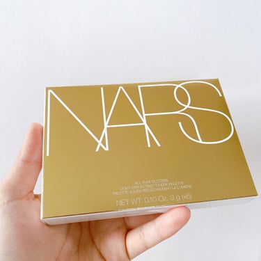 NARS オールザットグリターズ ライトリフレクティング チークパレット のクチコミ「\NARS オールザットグリターズ ライトリフレクティング チークパレット/..」（3枚目）