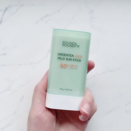 グリーンティー CICA マイルド サンスティック/ラウンドアラウンド/日焼け止めスティックを使ったクチコミ(6枚目)