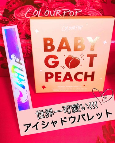 Eye Palette-Baby Got Peach /ColourPop/アイシャドウパレットを使ったクチコミ（1枚目）