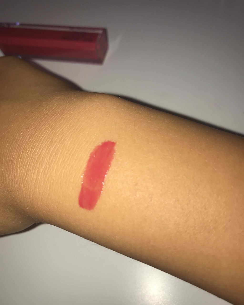 RMK カラーリップグロス 07 レッド フラッシュ/RMK/リップグロスを使ったクチコミ（2枚目）