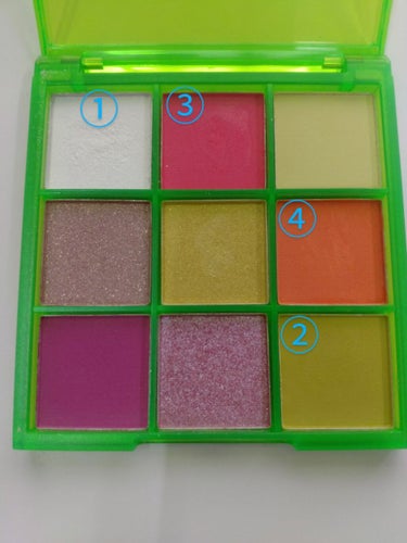 UR GLAM　BLOOMING EYE COLOR PALETTE/U R GLAM/アイシャドウパレットを使ったクチコミ（1枚目）