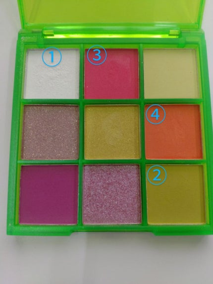 UR GLAM BLOOMING EYE COLOR PALETTE/U R GLAM/アイシャドウパレットを使ったクチコミ(1枚目)