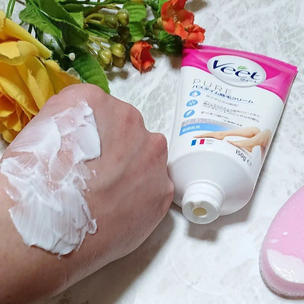 ヴィート ピュアバスタイム除毛クリーム 敏感肌用/Veet/除毛クリームを使ったクチコミ(6枚目)